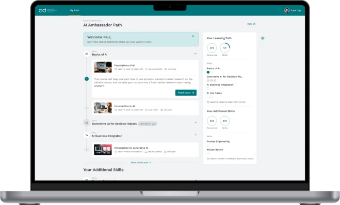 Learner Paths 3 Addressing the AI skills gap